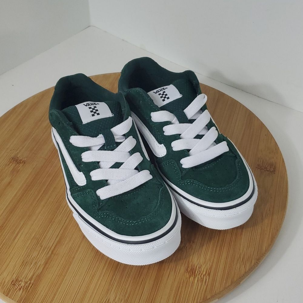 Vans Kids Caldrone Low Top Sneakers Suede Mesh Size 1 NIB